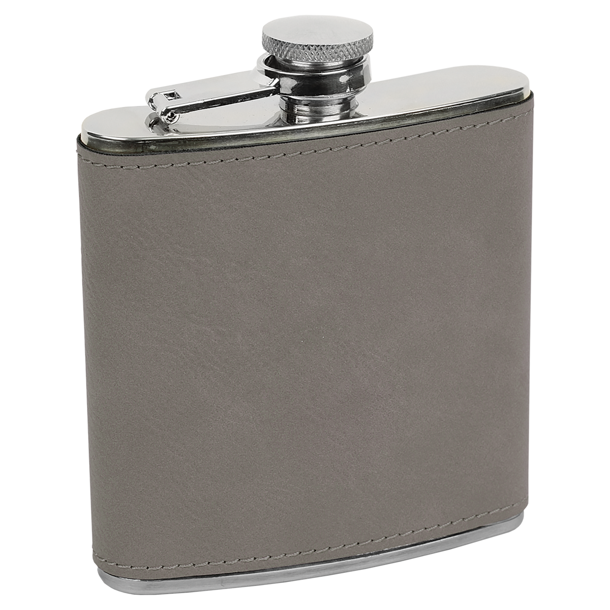 Pine Trees 6 oz. Leatherette Stainless Steel Flask