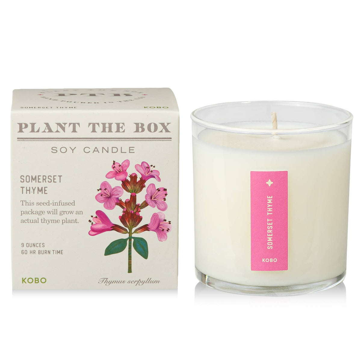 Somerset Thyme - Plant the Box Candle - 9oz.