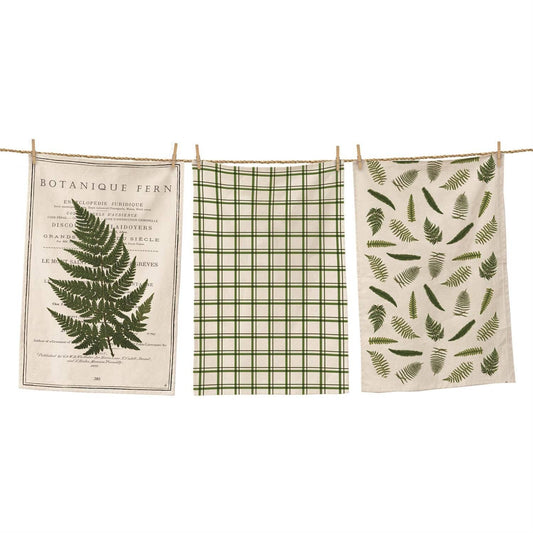 Tea Towels - Ferns (Set of 3)