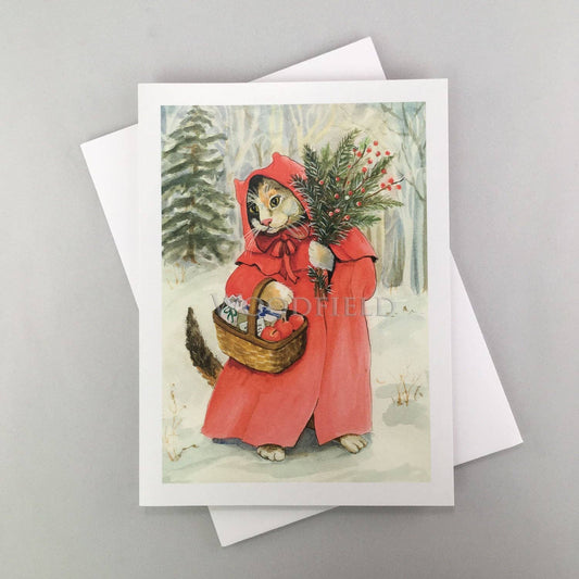 #758 - Red Cloak Notecard