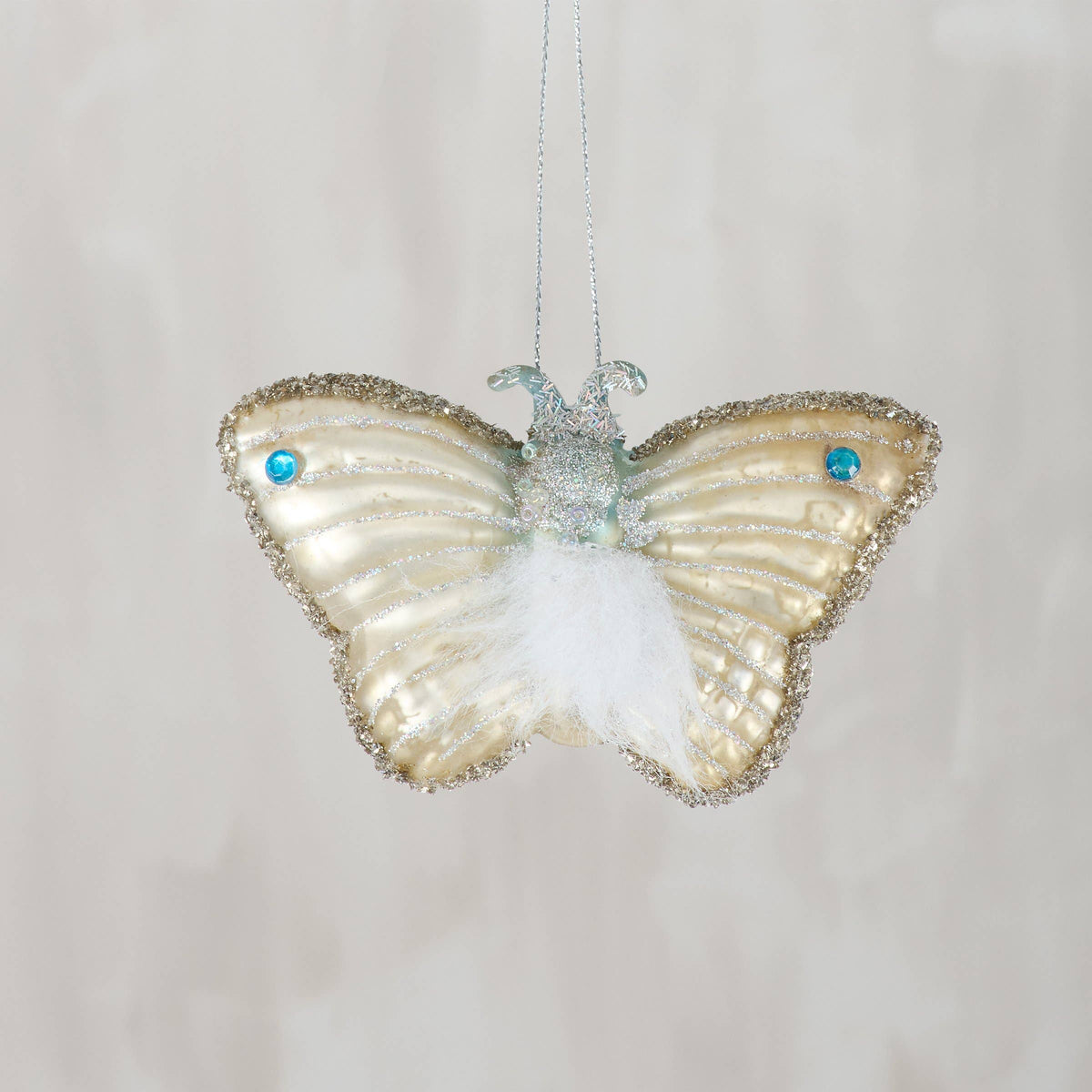 Glass Moth Ornament