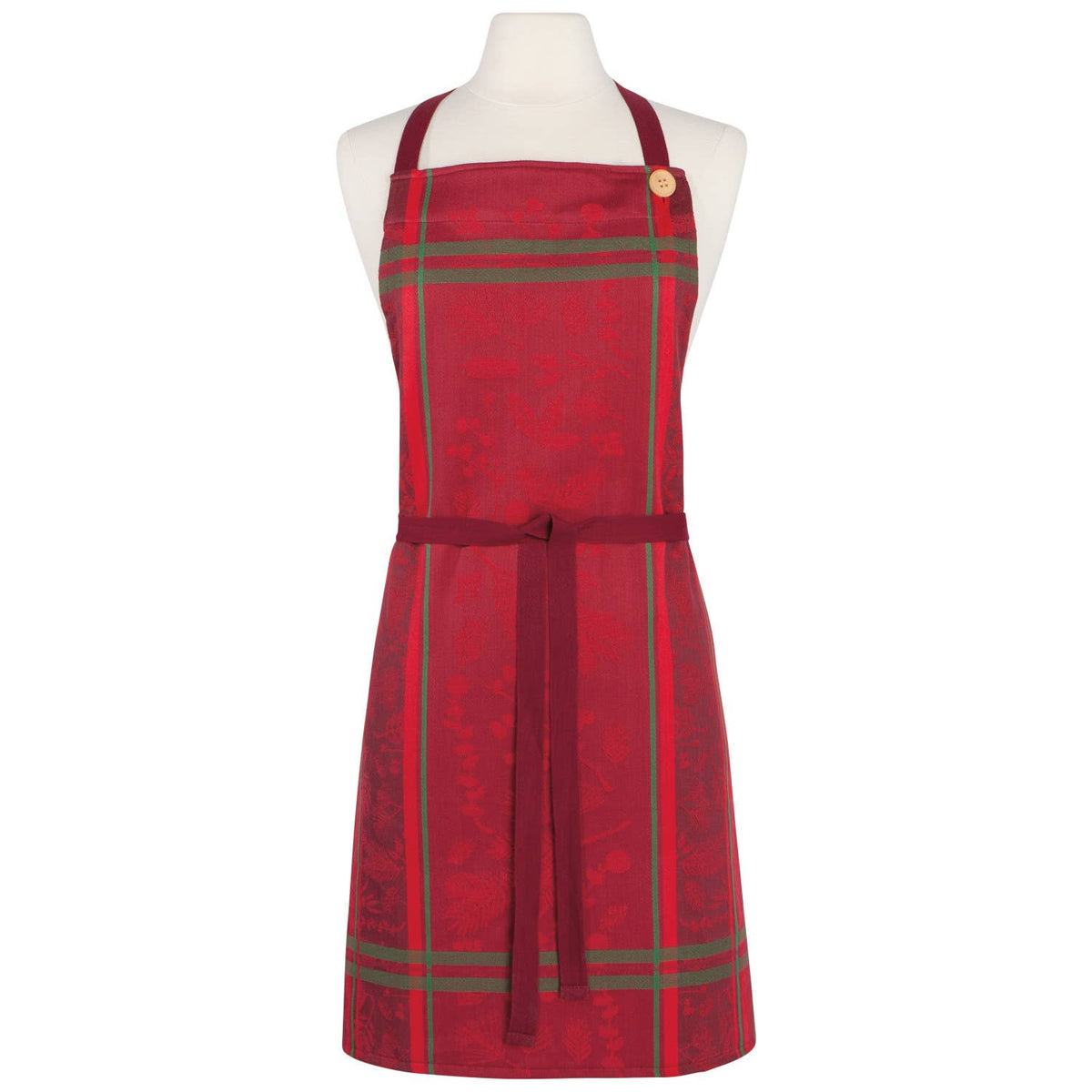 Winterberry Jacquard Christmas Apron