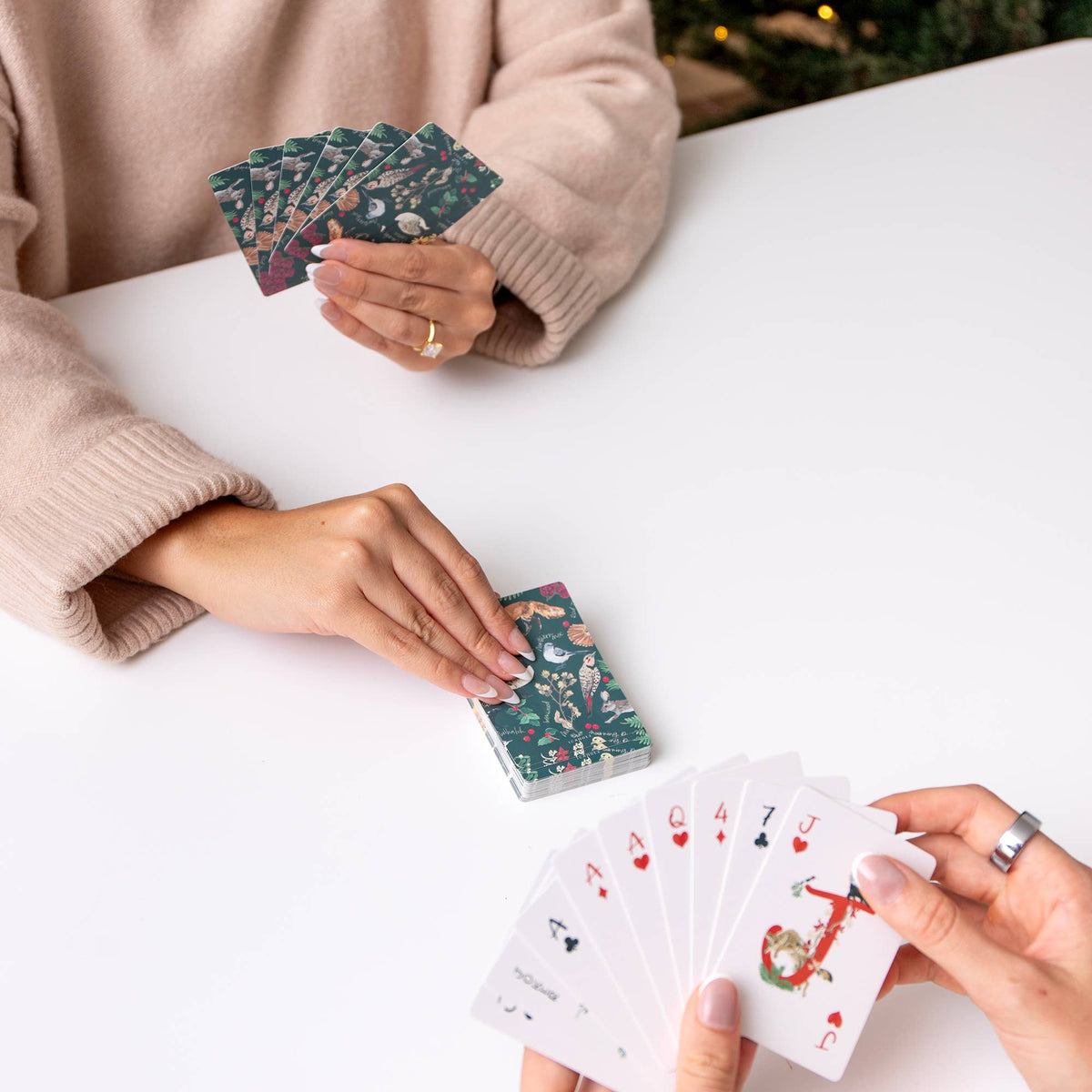 Winter Flora & Fauna Deck of Playing Card