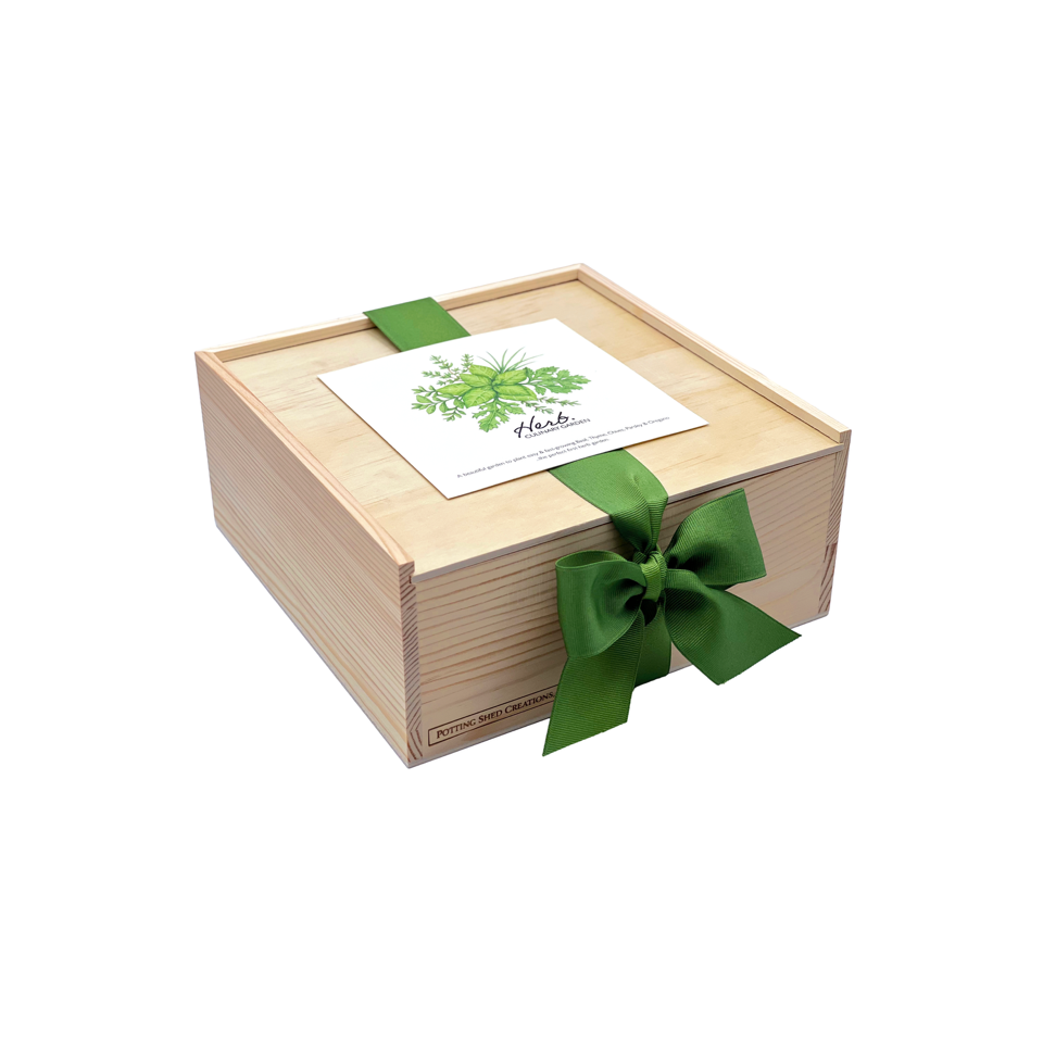 Culinary Herb Garden Box | Holiday Gift for Gardeners