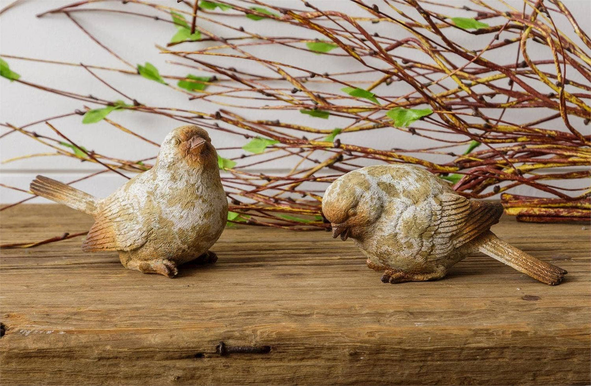 Birds - Natural Weathered Finish