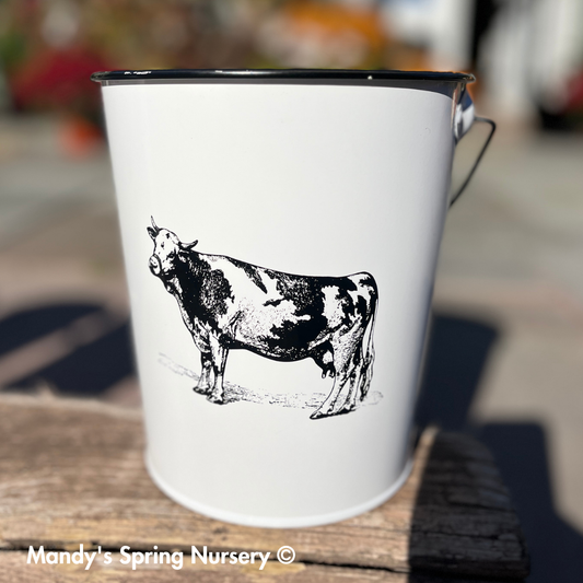 Farm Animal Bucket Planter