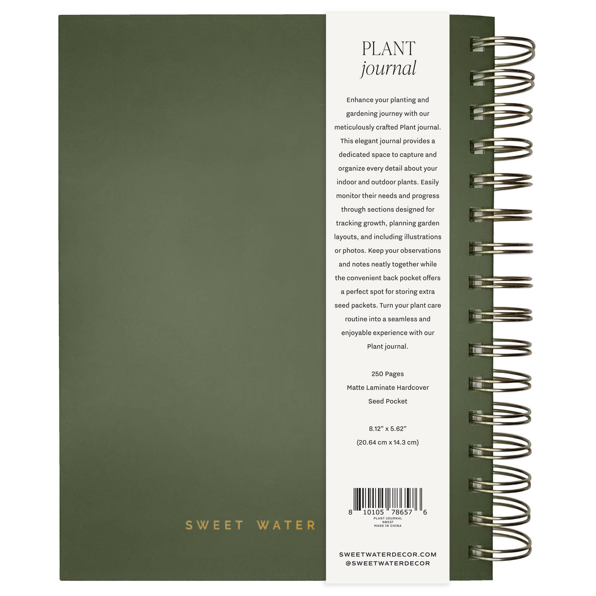 Indoor/Outdoor Plant Journal - Home Decor