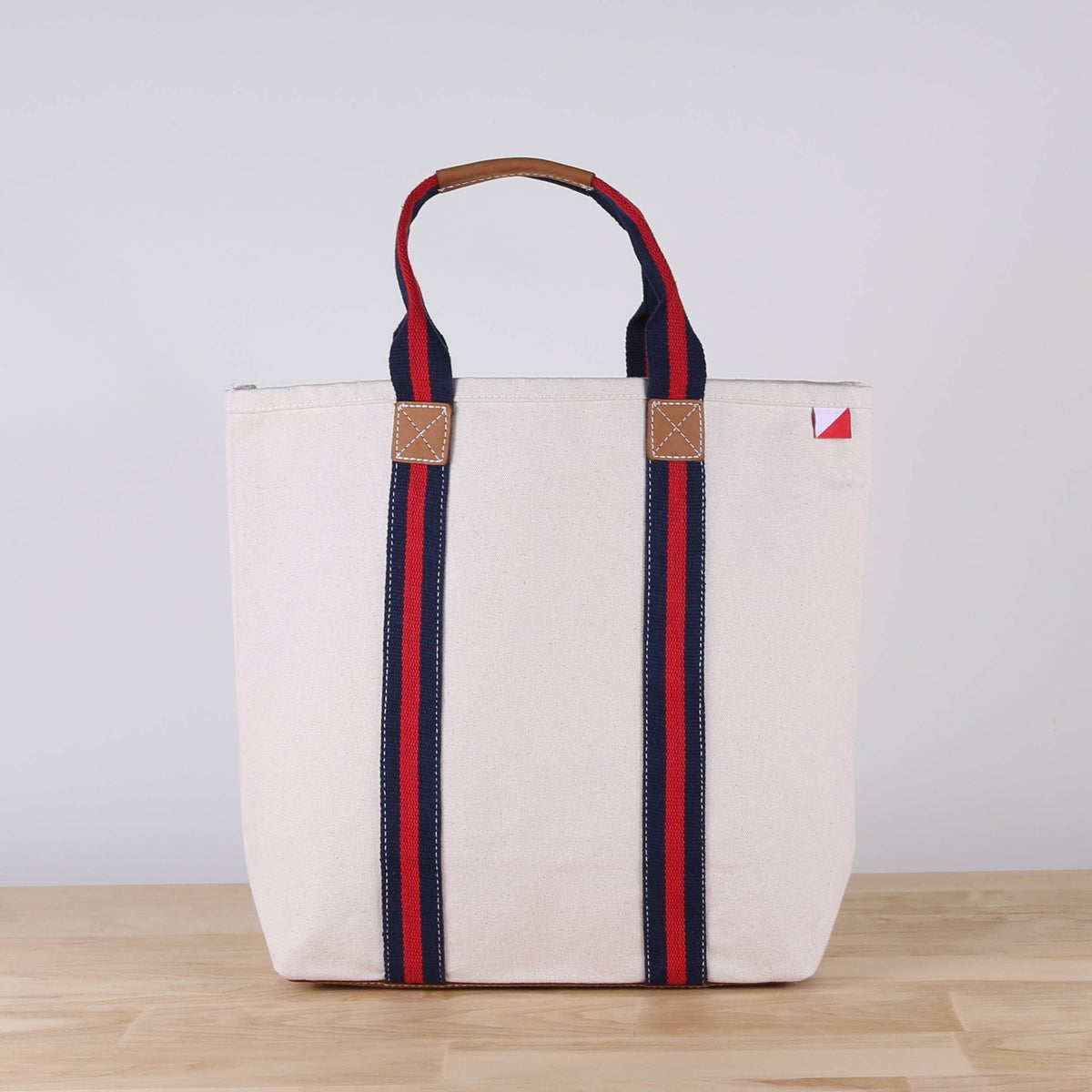 Society Canvas Leather Tote Bag