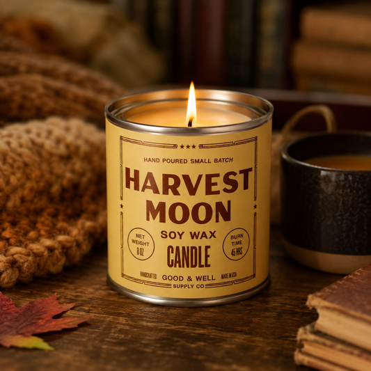 Harvest Moon Soy Candle - Halloween Collection