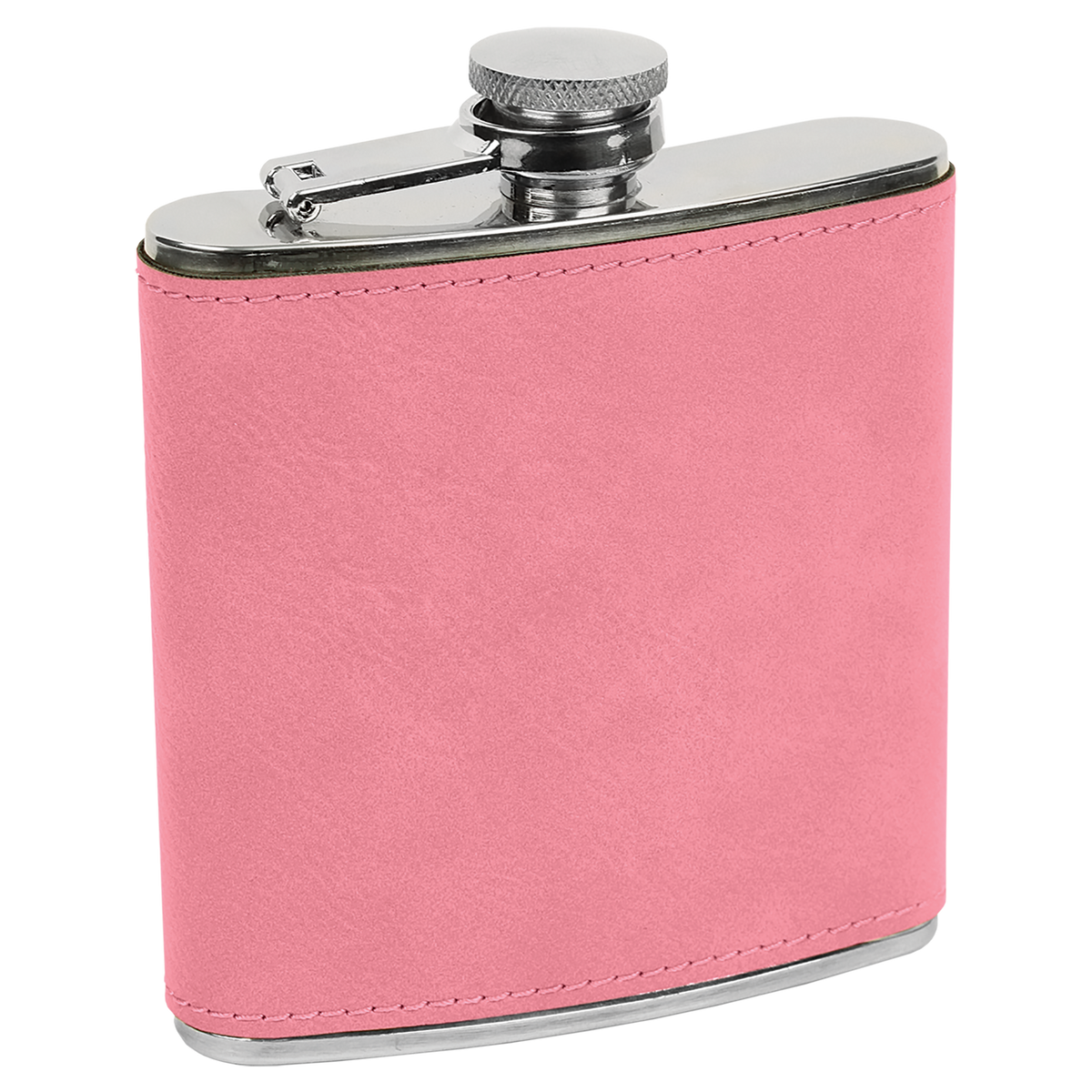 Pine Trees 6 oz. Leatherette Stainless Steel Flask