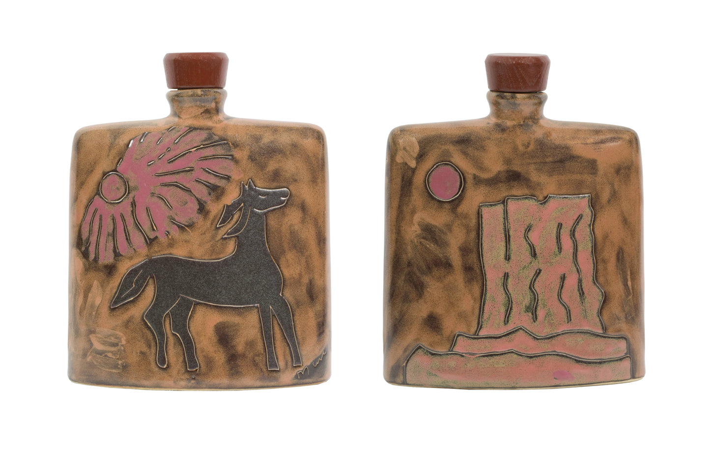 Mara 24oz Square Decanter - Horses