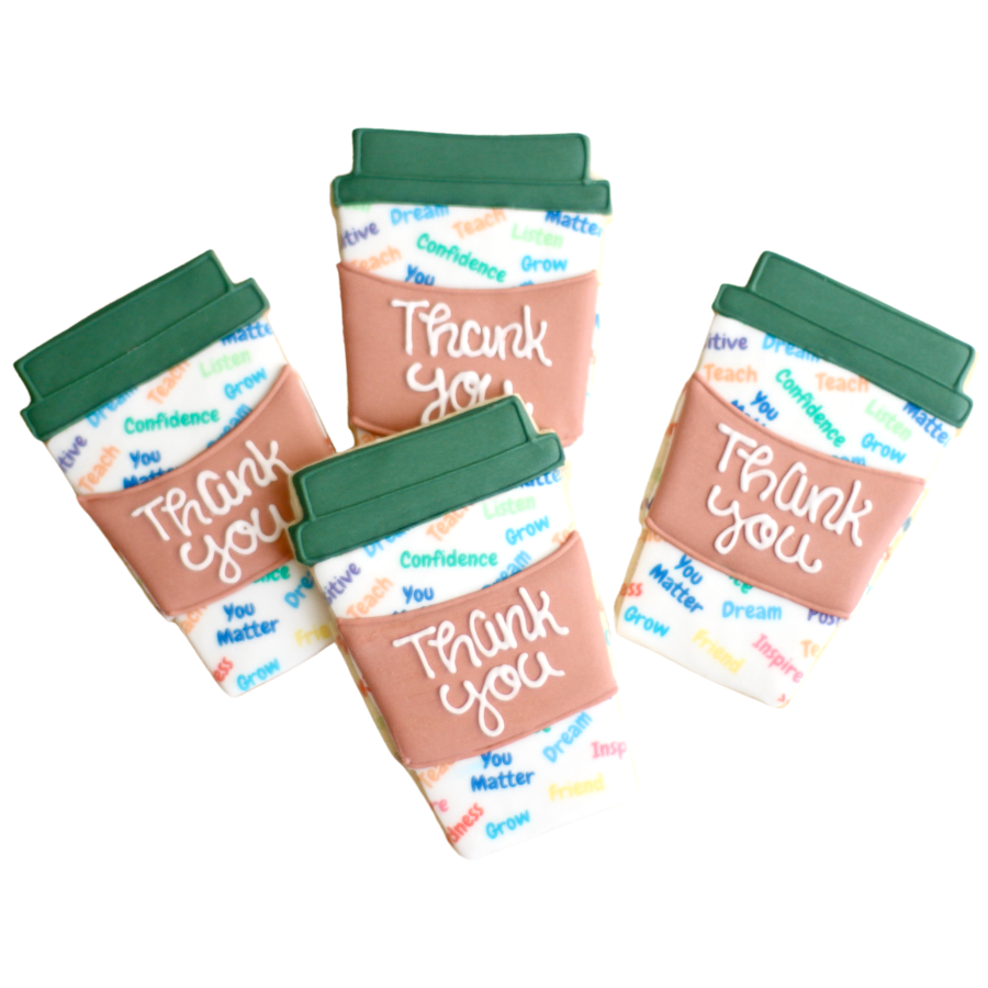 Tall Coffee Cup Cookies