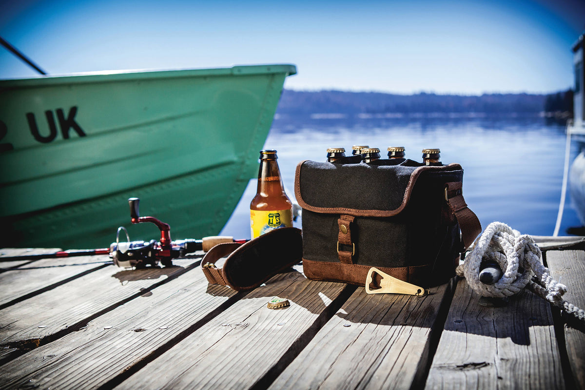 Craft Beer Caddy Cooler Tote with Opener