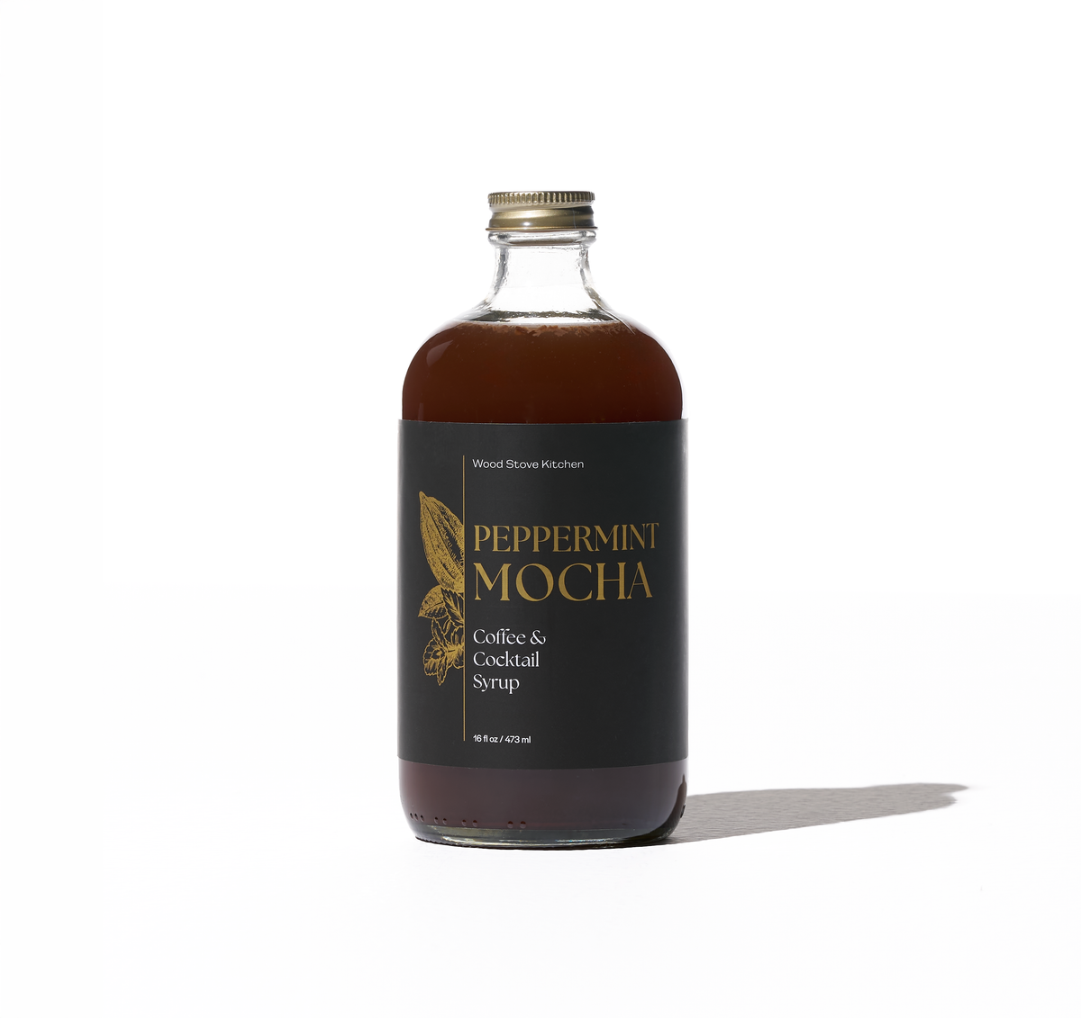 Peppermint Mocha Coffee & Cocktail Syrup, 16 fl oz