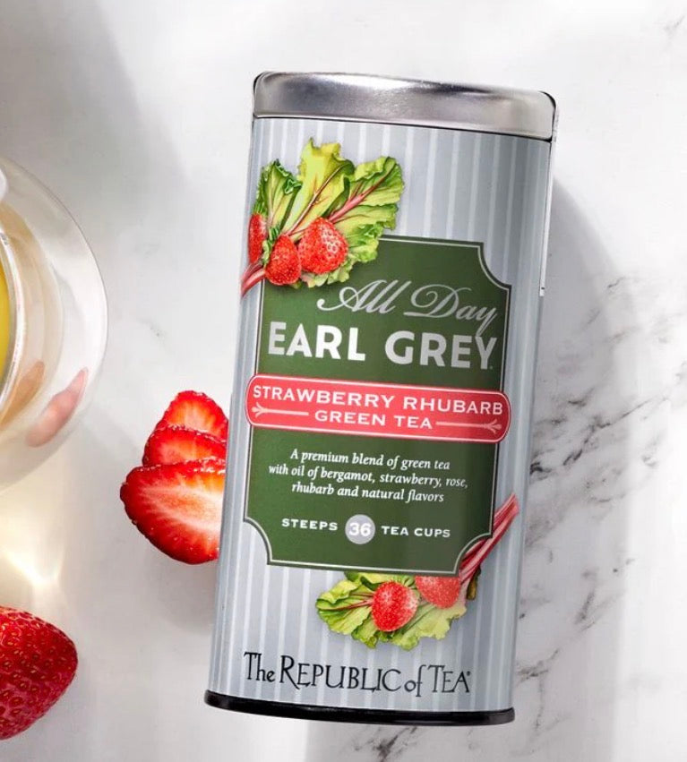 Earl Grey Strawberry Rhubarb Green