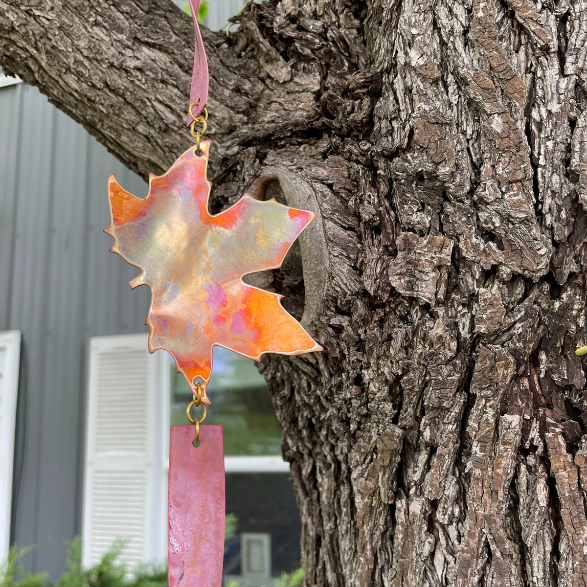 Natural Copper Leaf Garden Chain