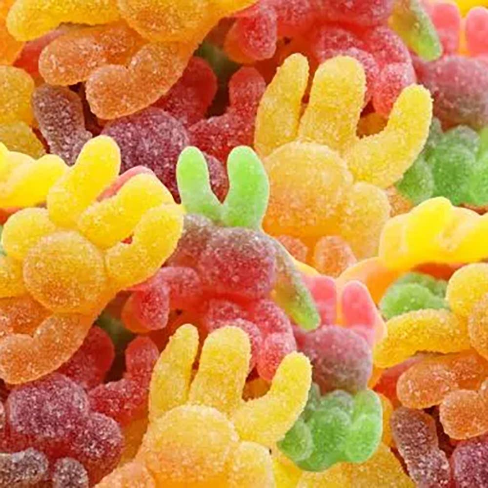 Halloween Candy Sugar Stacks - Halloween Gummy Spiders
