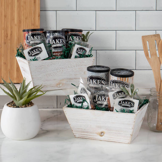 Rectangular Wood Plant