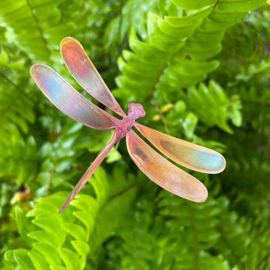 Medium Natural Copper Dragonfly