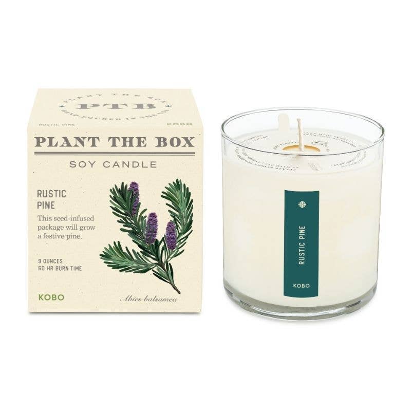 Rustic Pine - Plant the Box Candle - 9oz.