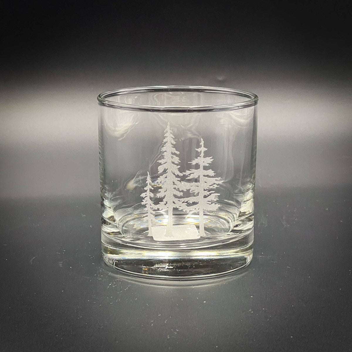 3 Trees Whiskey Rocks Glass
