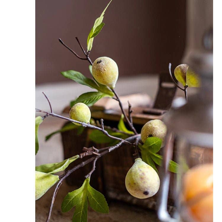 Wild Garden Faux Fig Stem 35.4" Tall