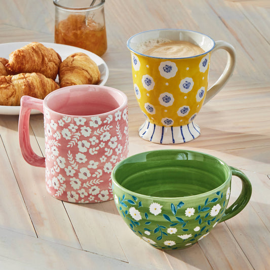 Evelyn Mug Pink Stoneware Everyday