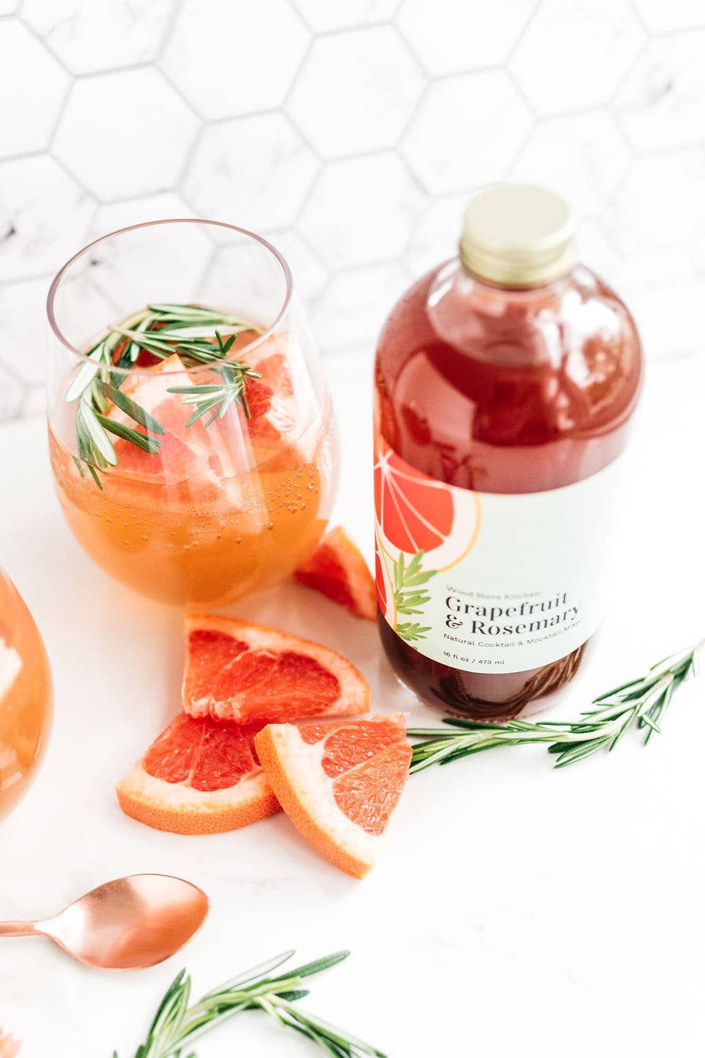 Grapefruit & Rosemary Cocktail and Mocktail Mixer, 16 fl oz