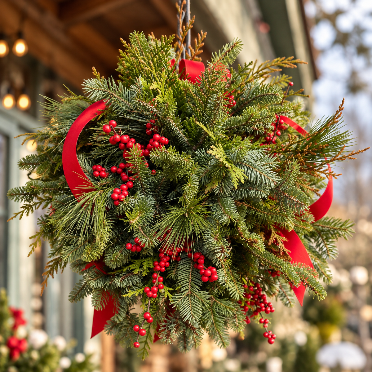 Fresh Holiday Kissing Balls | The Canopy Collection (Preorder)