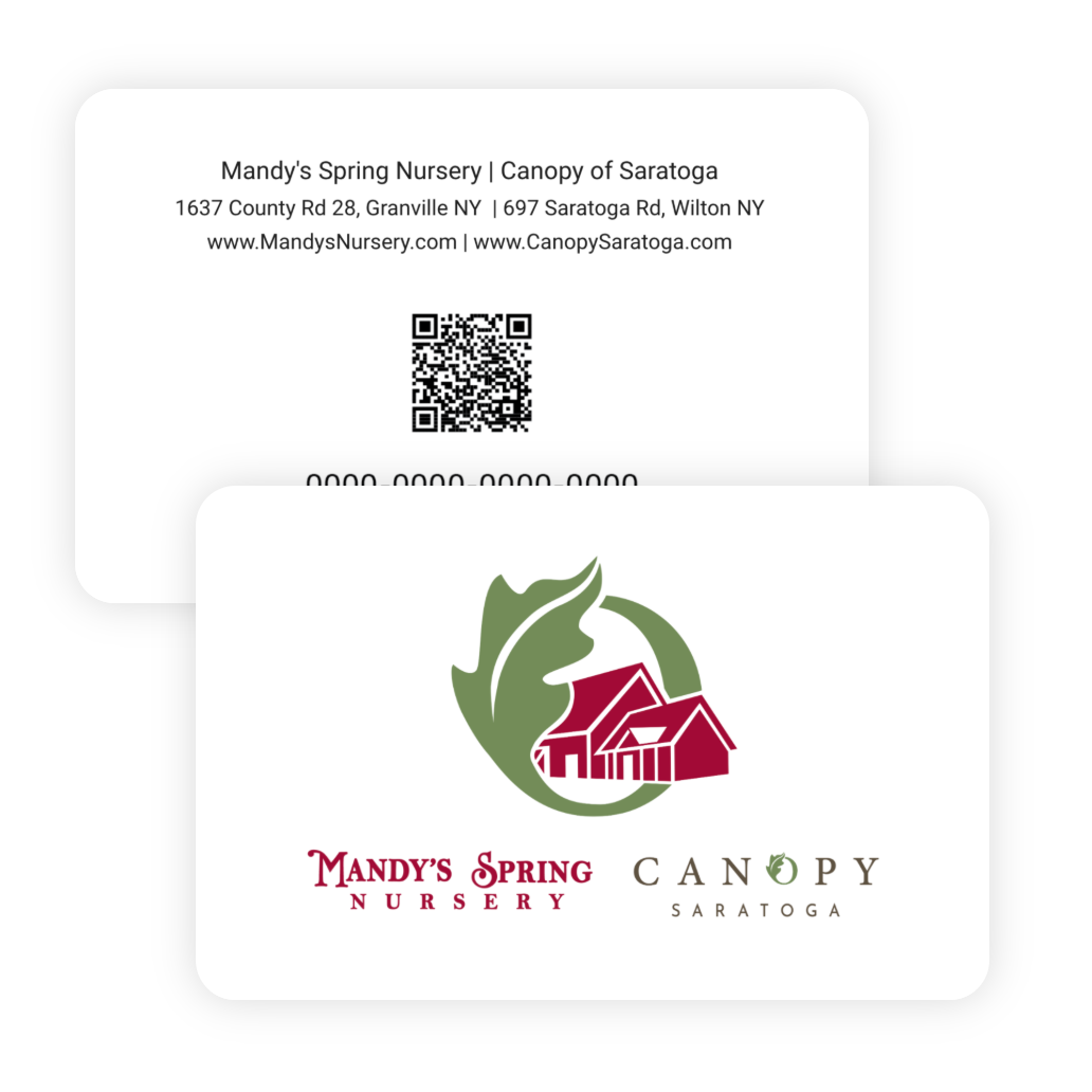 Mandy's Spring Nursery & Canopy Saratoga Gift Card
