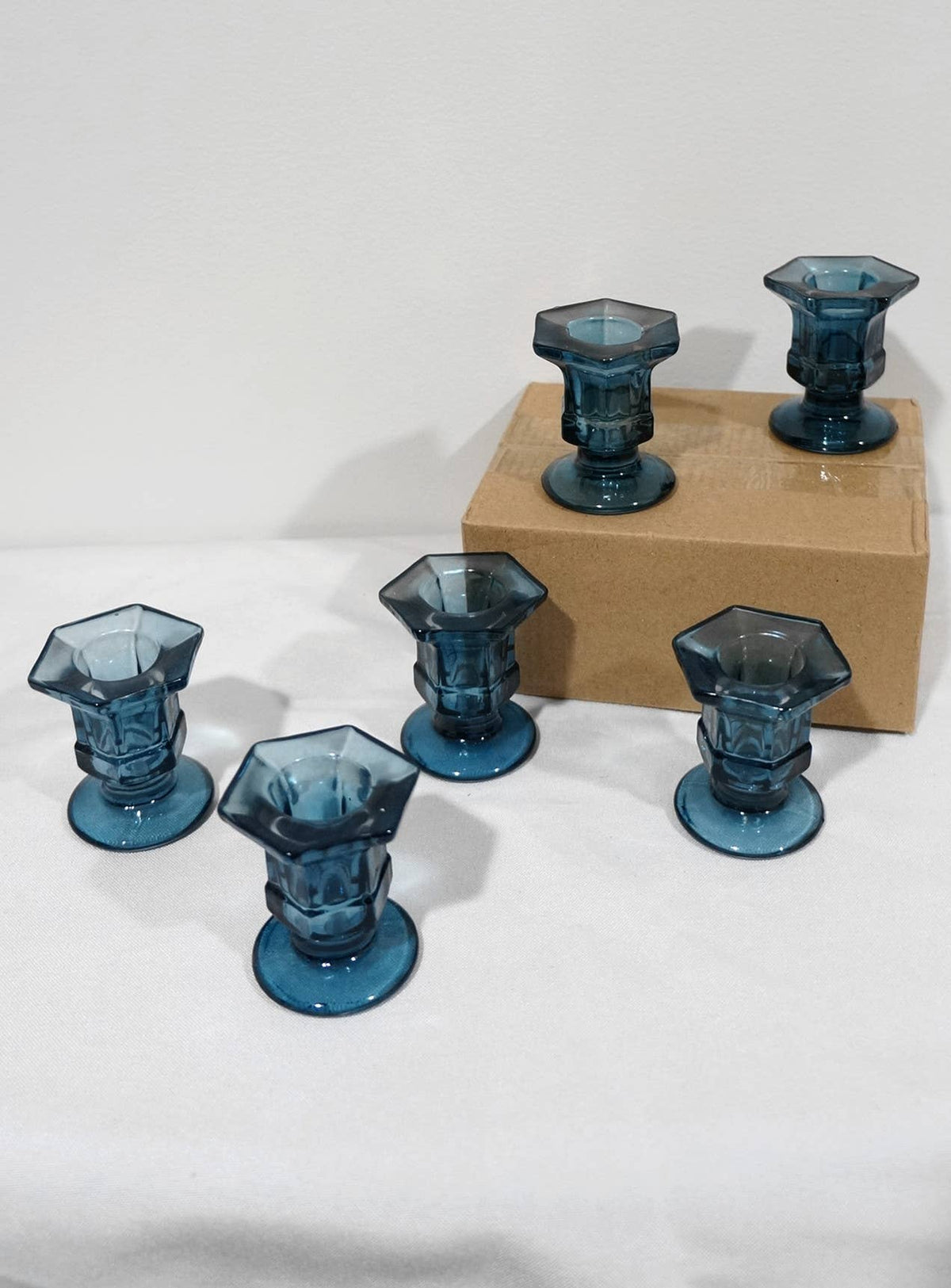 Glass Candlestick Holders Taper Candle Holders Tabletop