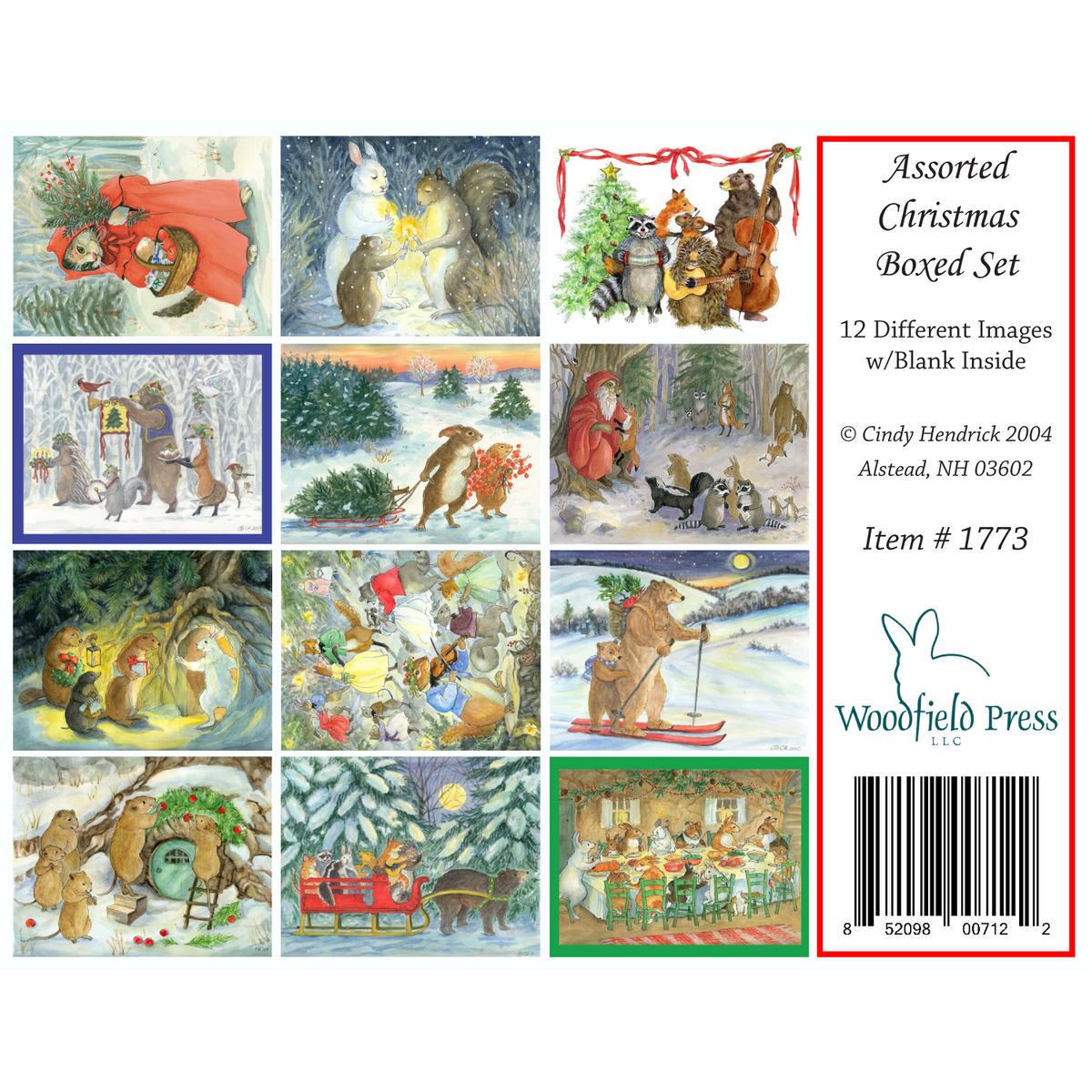 #1773B - Assorted Christmas Notecard Boxed Set
