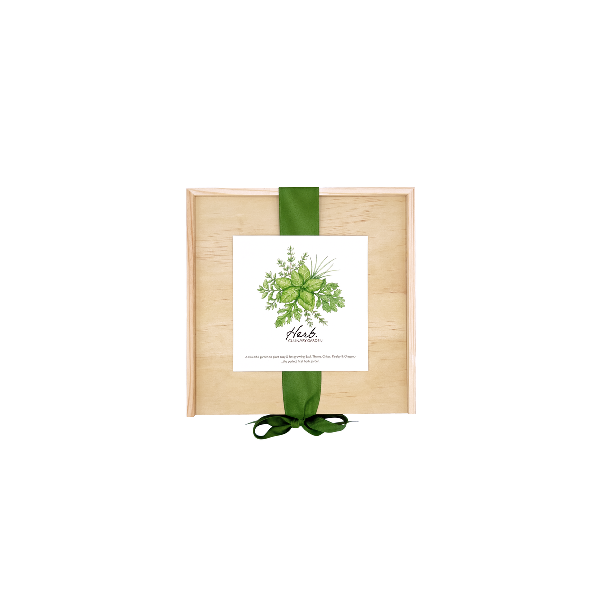Culinary Herb Garden Box | Holiday Gift for Gardeners