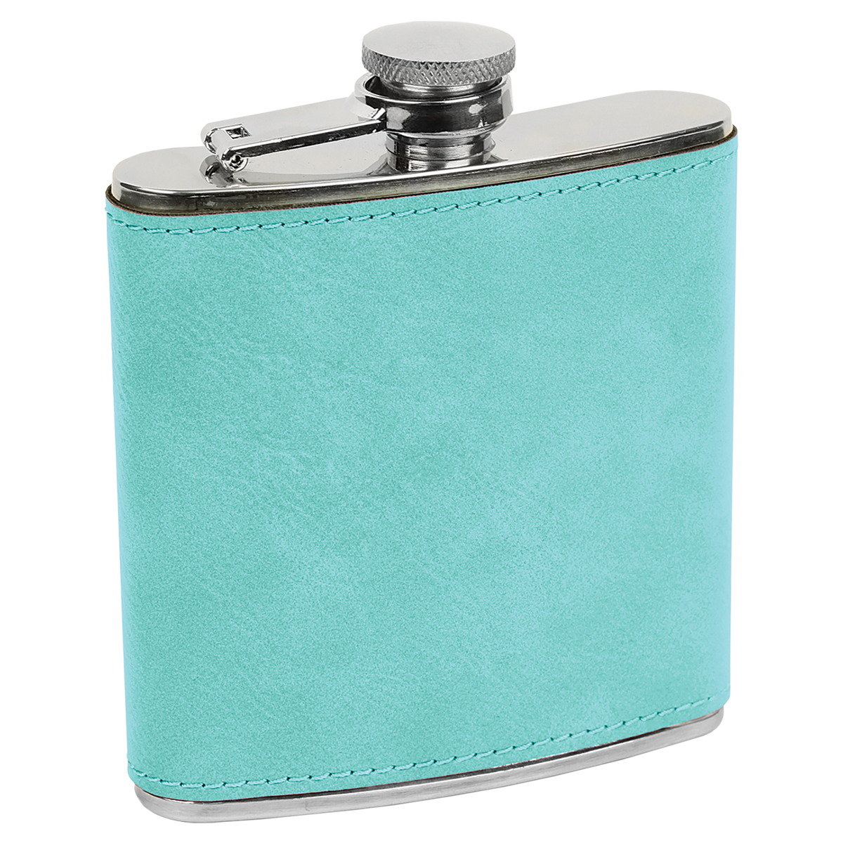 Pine Trees 6 oz. Leatherette Stainless Steel Flask