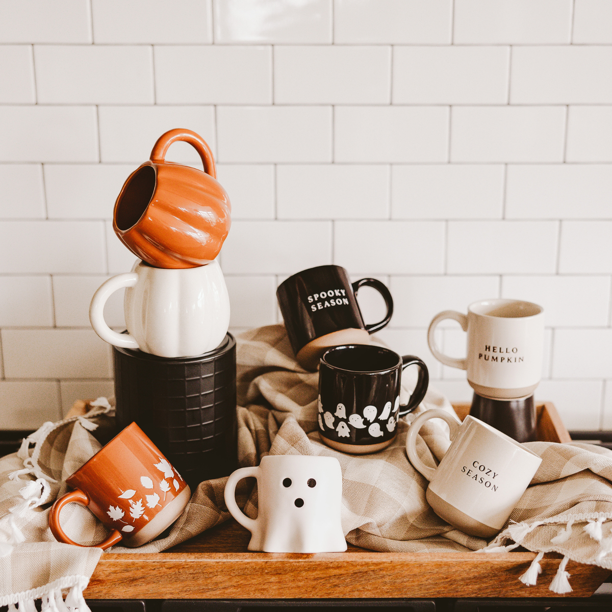 Orange Pumpkin Coffee Mug - Fall Decor & Gifts
