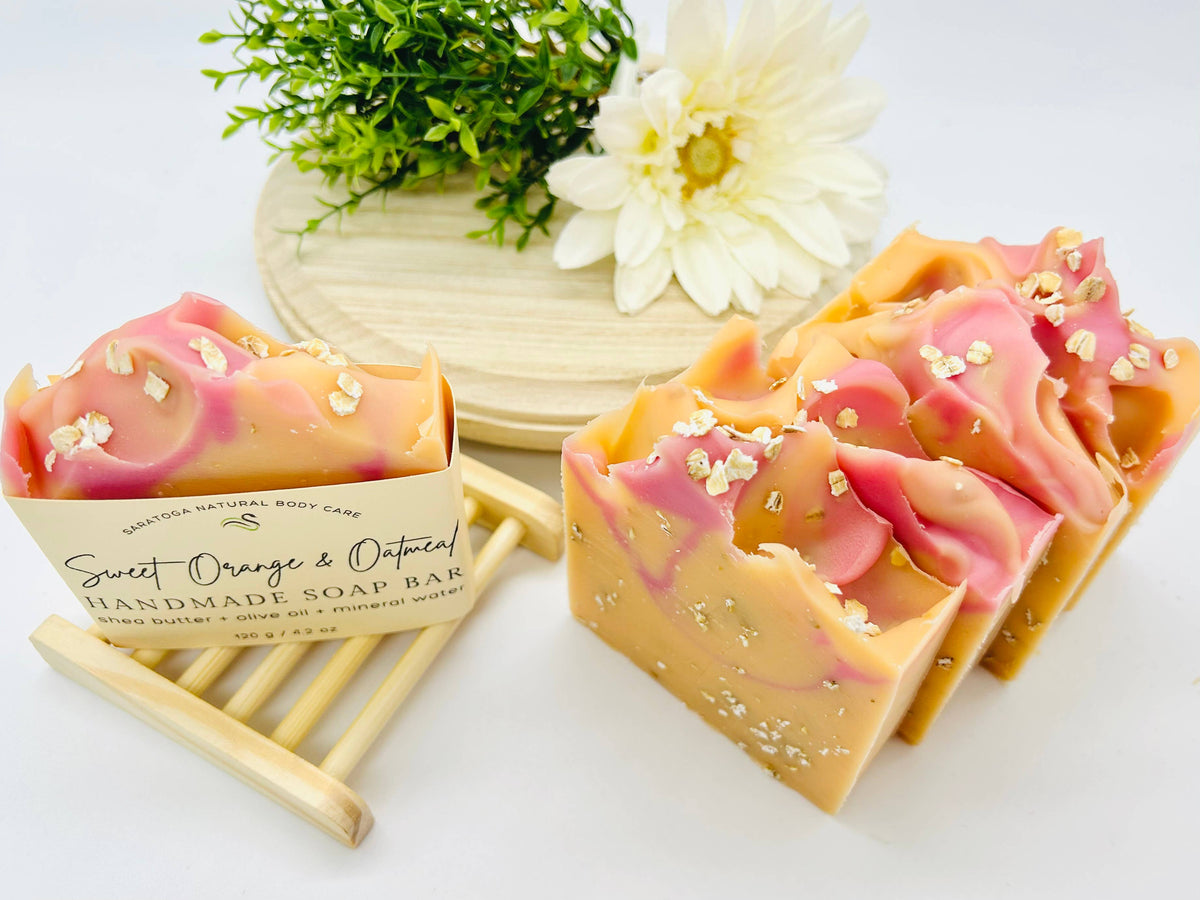 Sweet Orange Oatmeal Handmade Soap Bar
