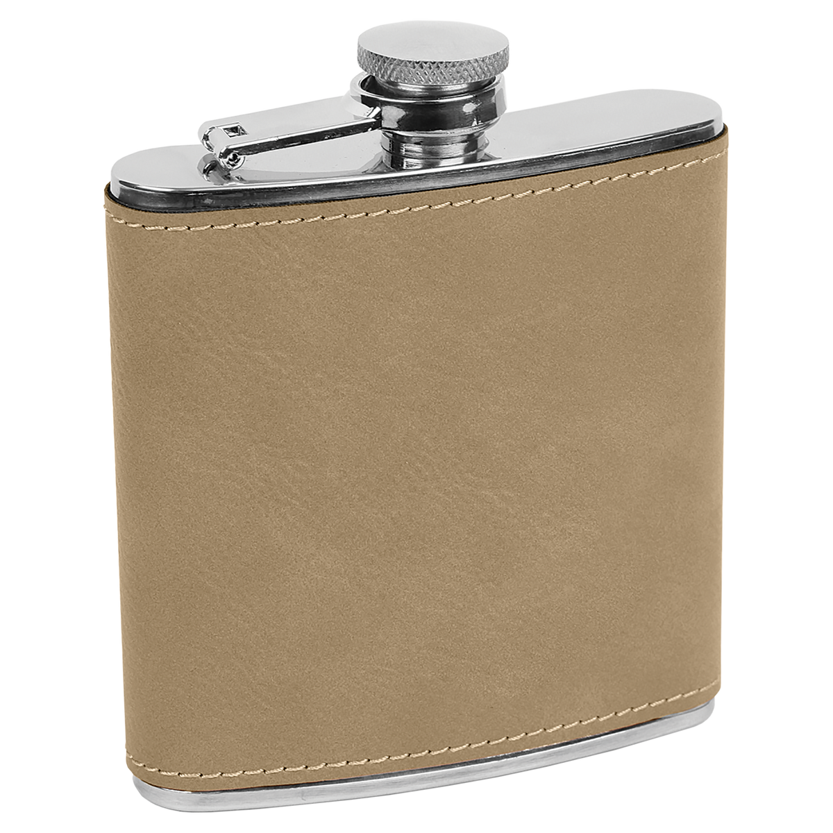 Pine Trees 6 oz. Leatherette Stainless Steel Flask