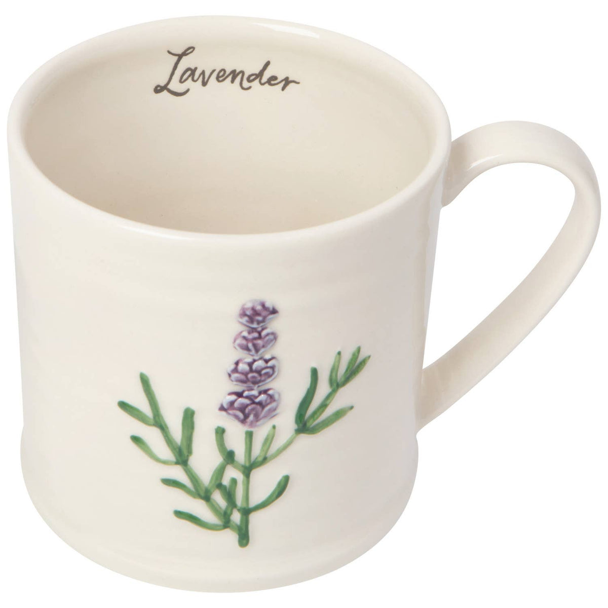 Lavender Embossed Mug