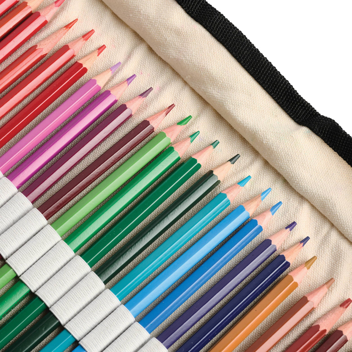 Watercolor Pencils - 36 Colors with Eco-Friendly Canvas Wrap