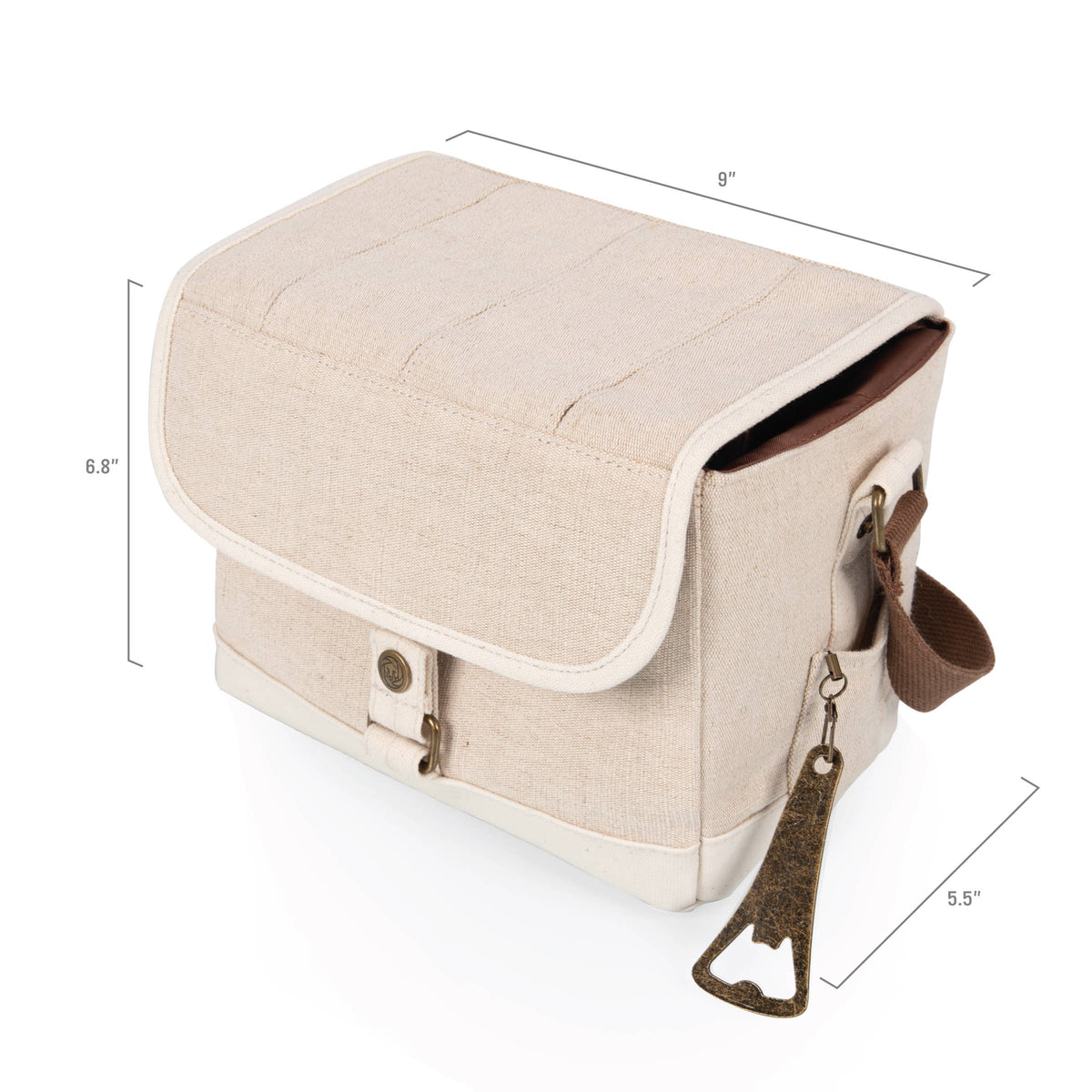 Craft Beer Caddy Cooler Tote with Opener