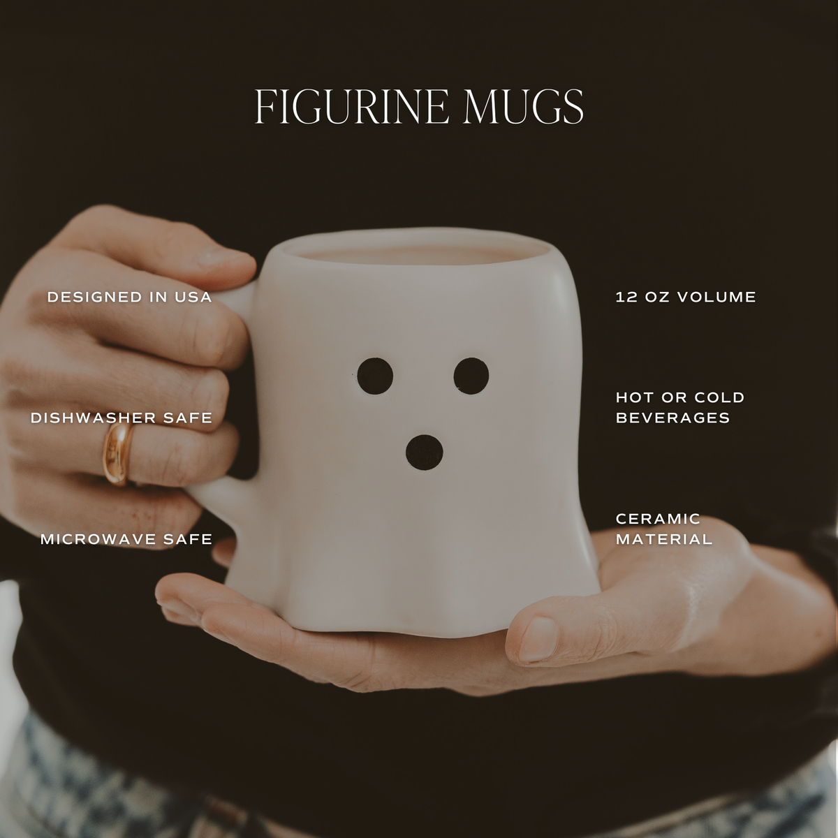 Ghost Coffee Mug - Halloween & Fall Decor