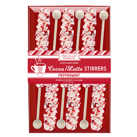 Peppermint Stirrers - White Chocolate