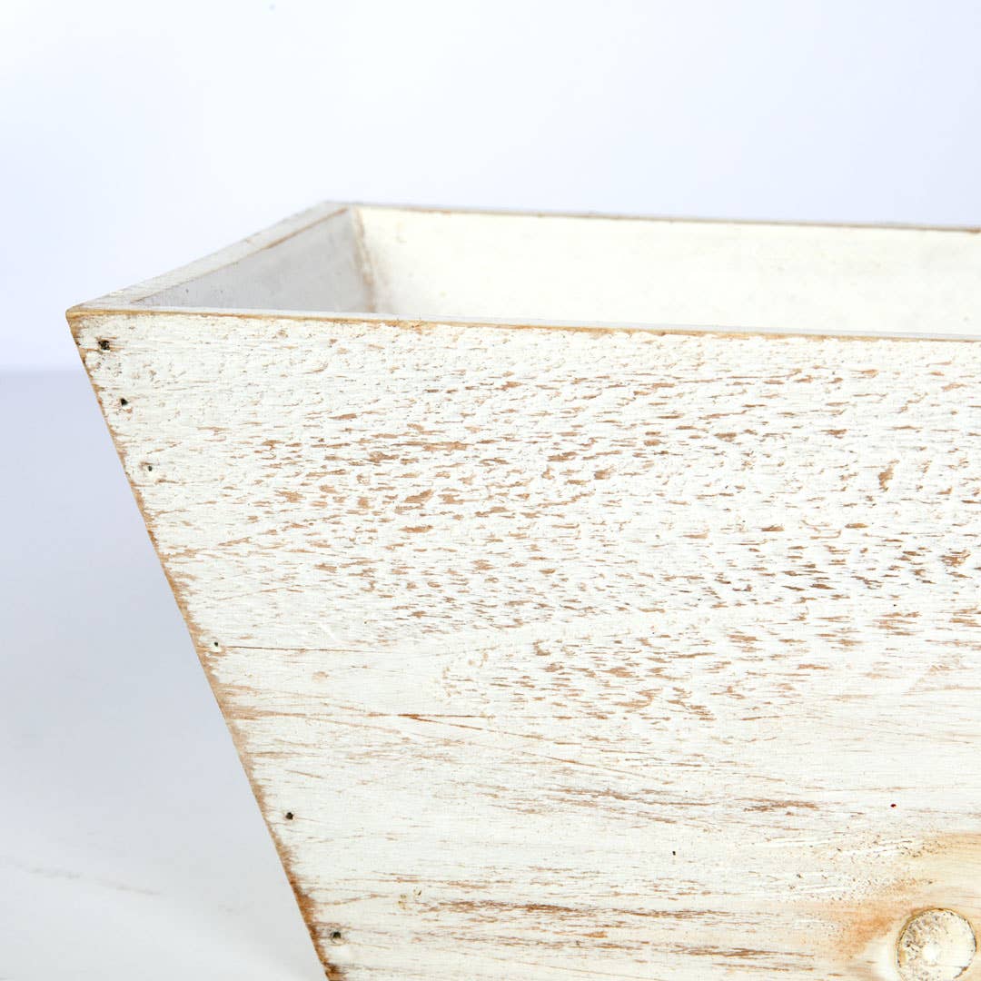 Rectangular Wood Plant