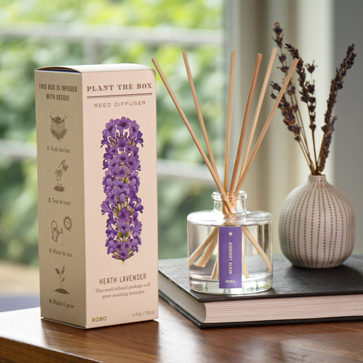 Heath Lavender - Plant the Box Diffuser - 4oz