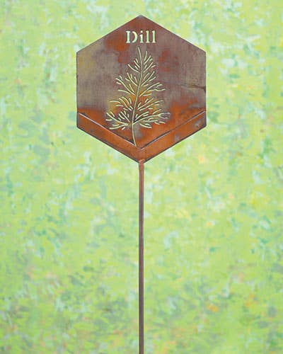 Flamed Dill Plant Stake
