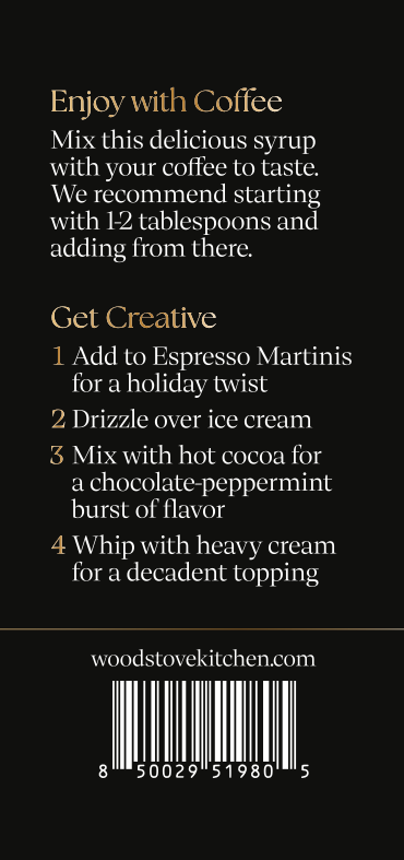 Peppermint Mocha Coffee & Cocktail Syrup, 16 fl oz