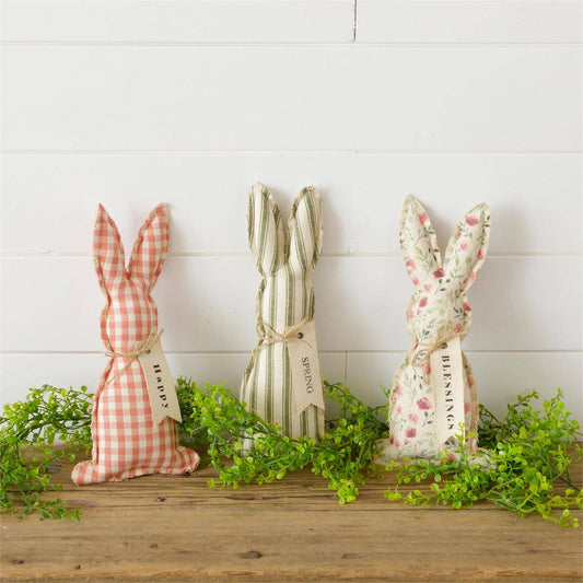 Fabric Bunnies - Assorted Patterns