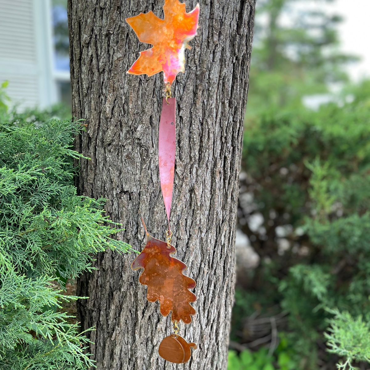 Natural Copper Leaf Garden Chain