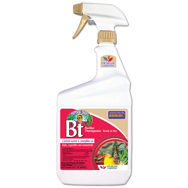 BONIDE Bt. Thuricide Liquid - Controls Worms and Caterpillars RTU