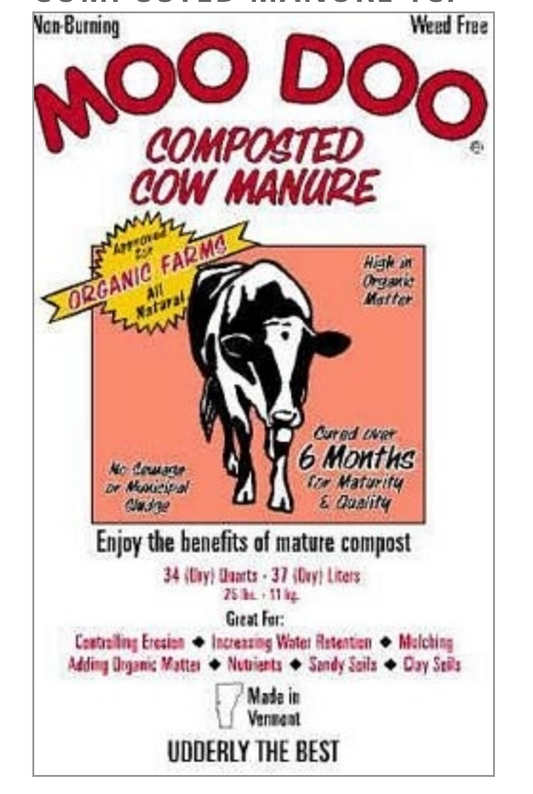 Moo Doo Composted Cow Manure